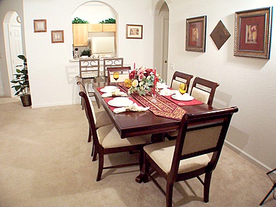 Dining area of K's Butterfly at Windsor Palms Resort