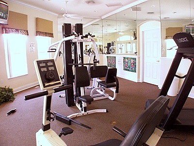 Exercise room at Emerald Island Resort