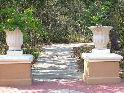 Entry to nature walk at Emerald Island Resort